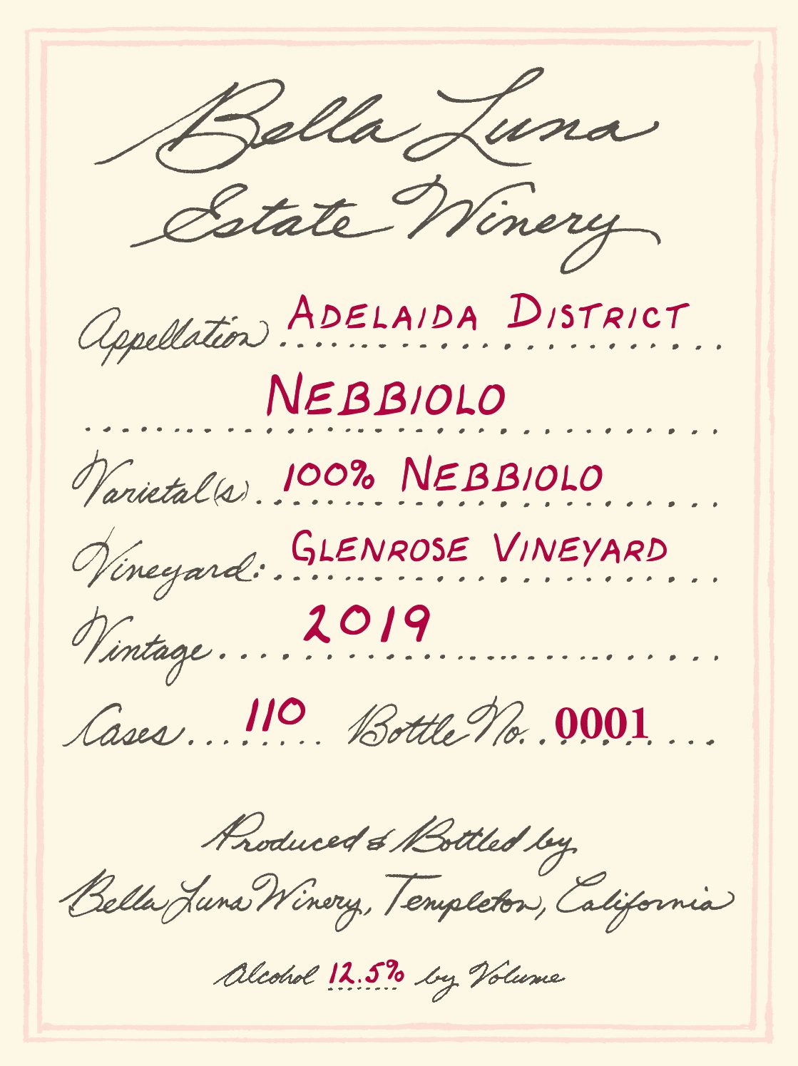 2019 Nebbiolo